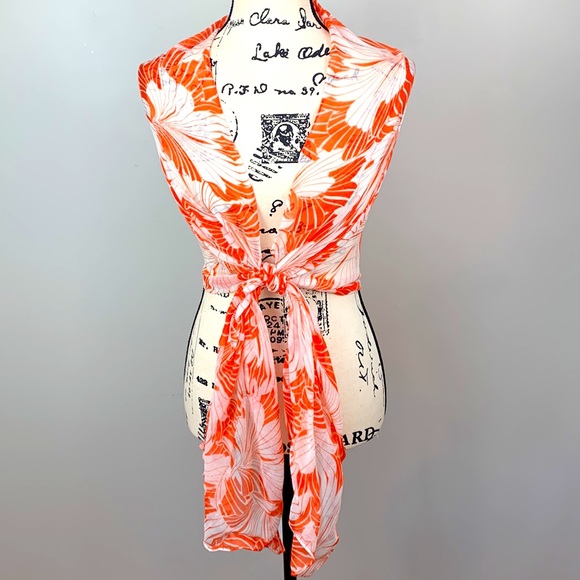 J. Crew Factory Tropical Vibes Scarf Wrap - Picture 5 of 6